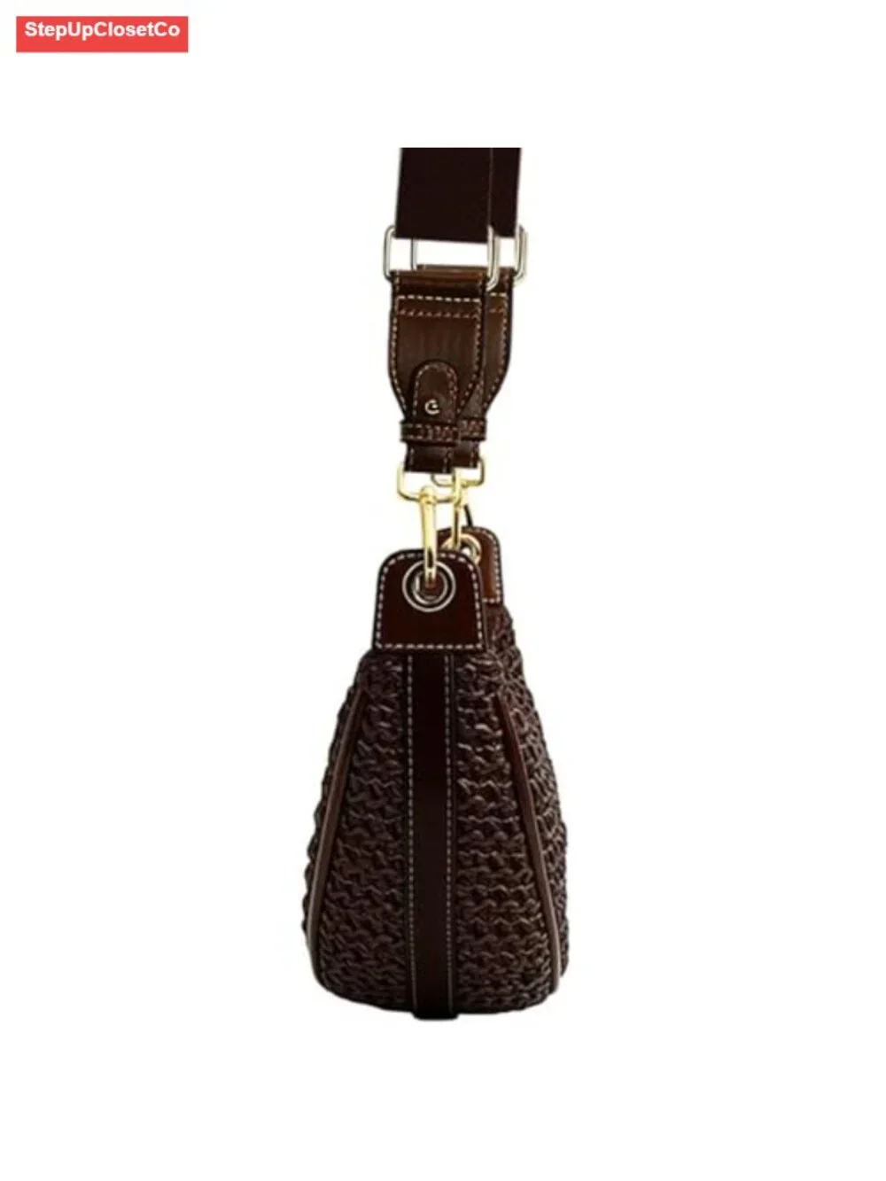 Straw Crossbody Bag for Women Woven Hobo Shoulder Handbag Summer Beach Purse